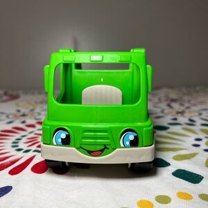 Fisher Price Little People Green Recycle Garbage Truck